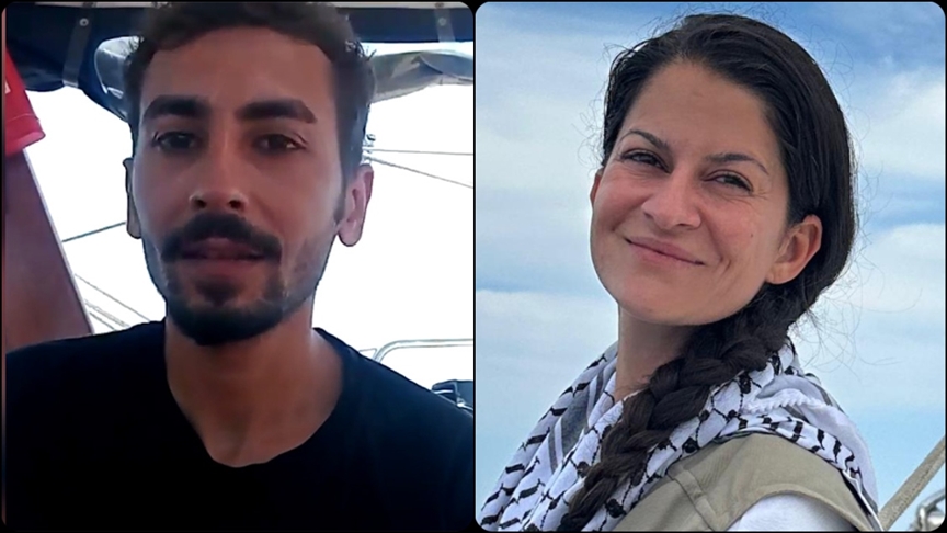 Dışişleri: Madleen gemisindeki Şuayb Ordu ve Yasemin Acar İsrail’den ayrıldı