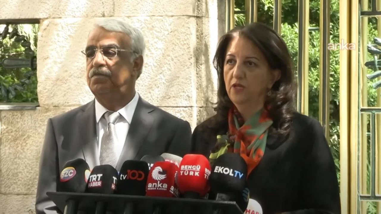 DEM Parti İmralı Heyeti Numan Kurtulmuş’u ziyaret etti | Pervin Buldan: Süreç belli bir aşamaya geldi