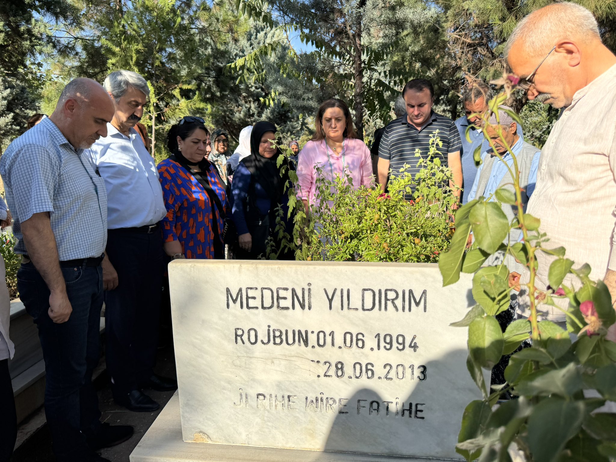 Medeni Yıldırım için mezarı başında anma