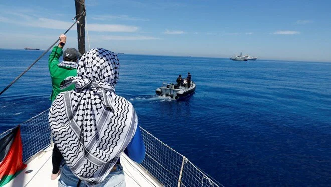 İsrail ordusu Gazze’ye yardım için yola çıkan Özgürlük Filosu’na karşı harekete geçeceğini duyurdu