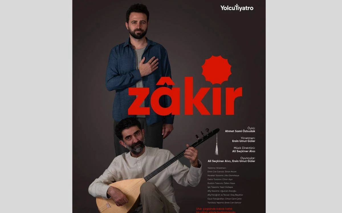 Yolcu Tiyatro’dan yeni oyun: ‘Zâkir’, Baba Sahne’de prömiyer yapıyor