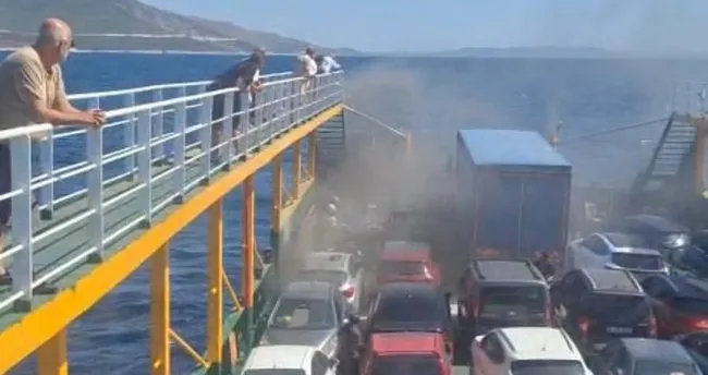 Marmara Adası açıklarında feribotta yangın paniği: 207 yolcu tahliye edildi