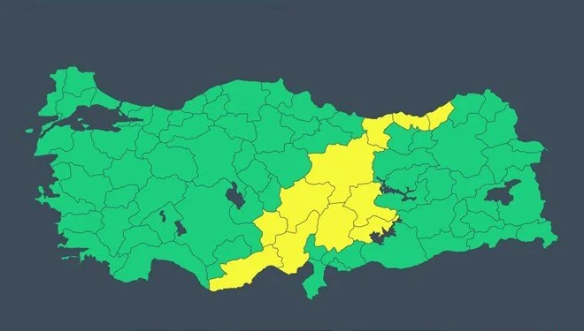 İçişleri Bakanlığı’ndan 11 il için sağanak ve fırtına uyarısı