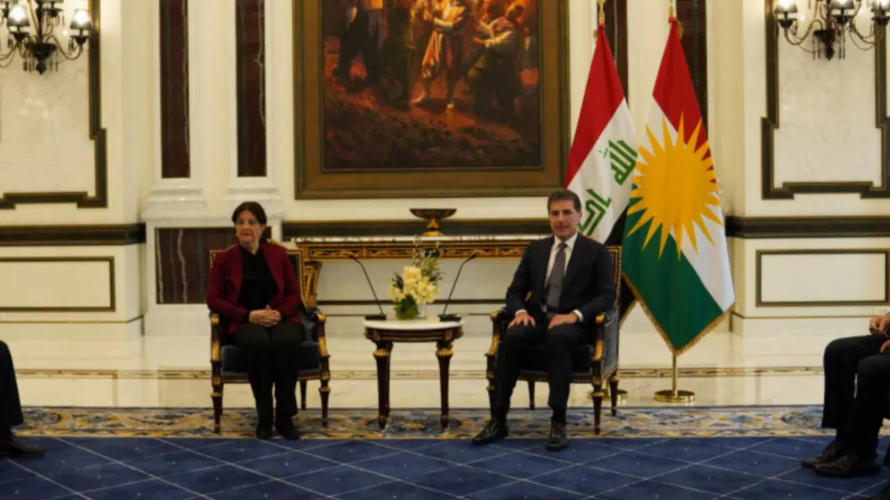 Neçirvan Barzani’den DEM Parti heyetine sıcak karşılama