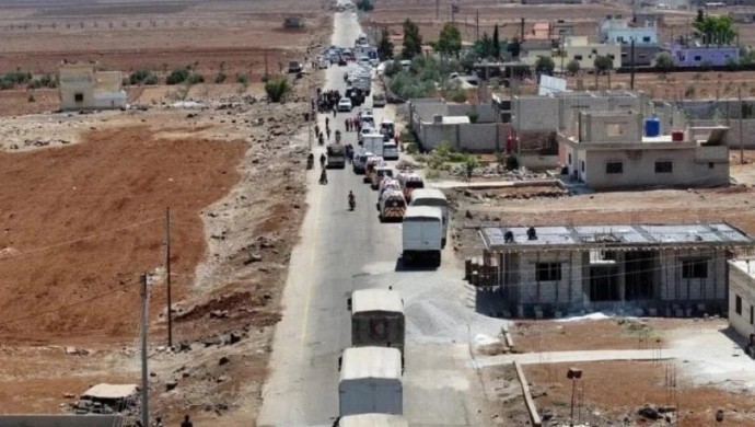 Süveyda’da BM konvoyuna saldırı: 1 yaralı