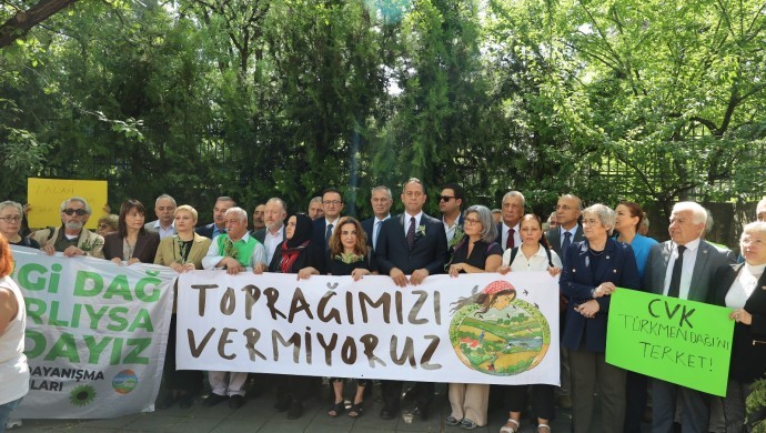 Ekoloji örgütleri Meclis kapısında: Doğamızı, köylerimizi, yaşamı savunacağız
