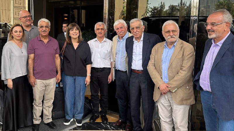 Tarihi tören öncesi DEM Parti heyeti Erbil’de