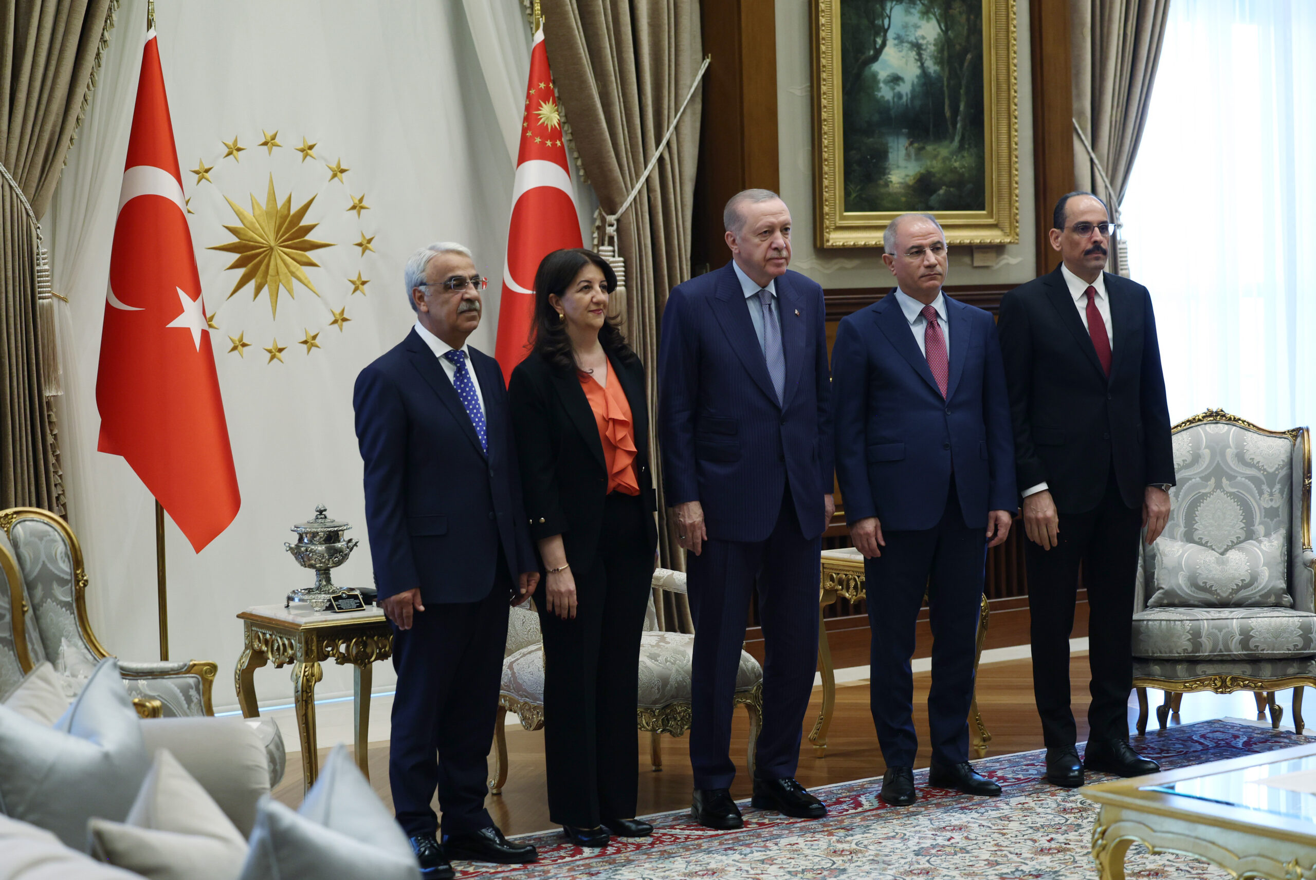 Cumhurbaşkanı Erdoğan-DEM Parti heyeti görüşmesi başladı