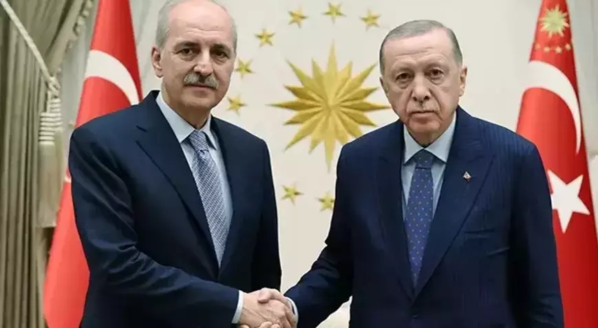 Cumhurbaşkanı Erdoğan, Numan Kurtulmuş ile görüştü