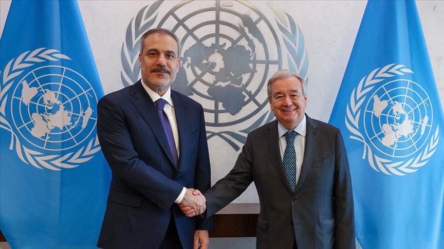 Dışişleri Bakanı Fidan BM Genel Sekreteri Guterres ile ABD’de görüştü