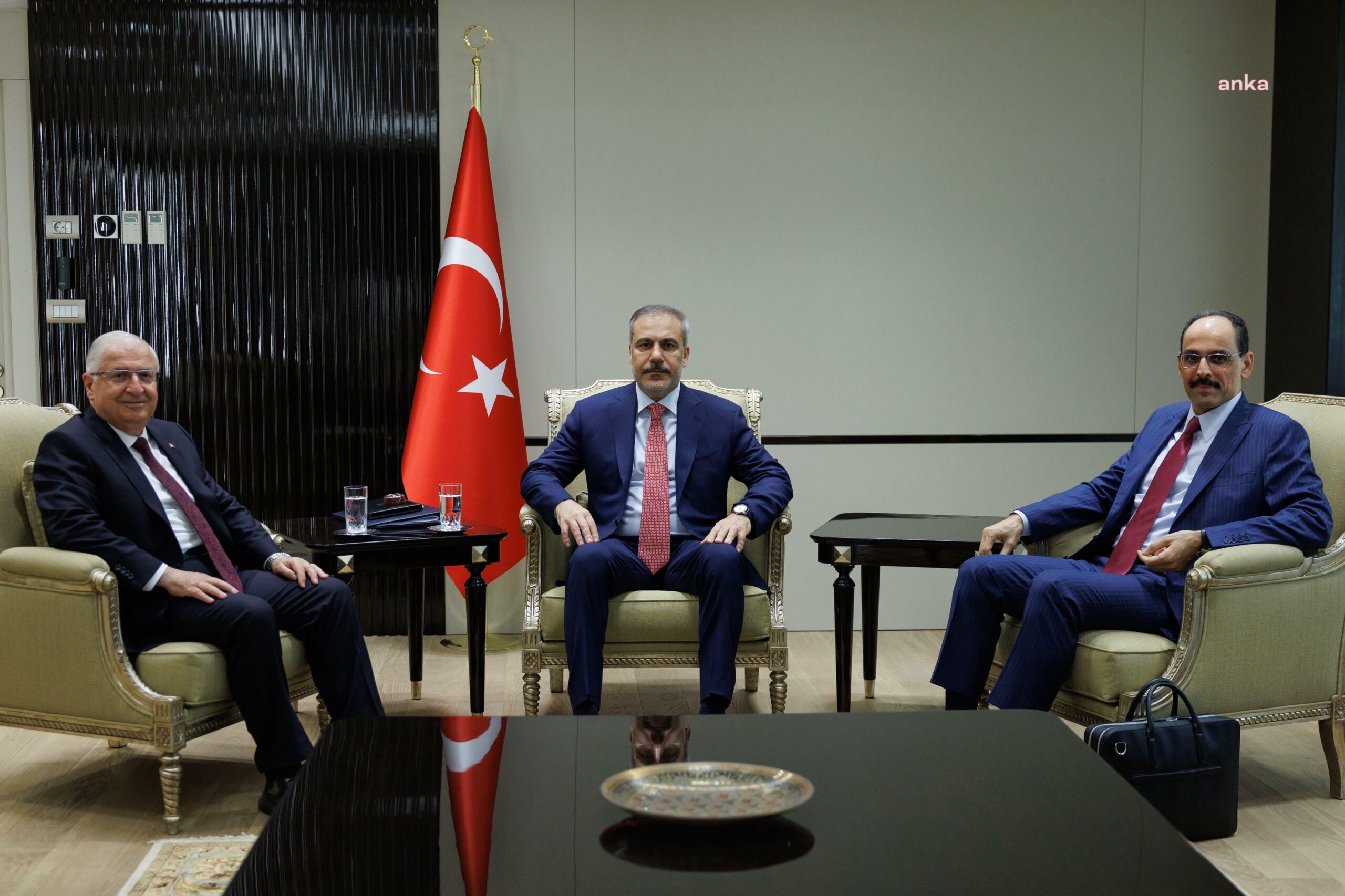 Hakan Fidan, Yaşar Güler ve İbrahim Kalın bir araya geldi