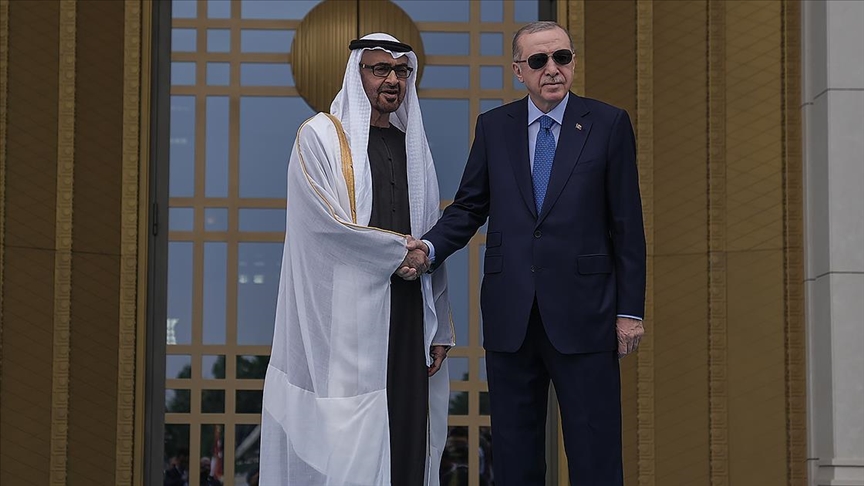 Cumhurbaşkanı Erdoğan, BAE Devlet Başkanı Al Nahyan’ı ağırladı