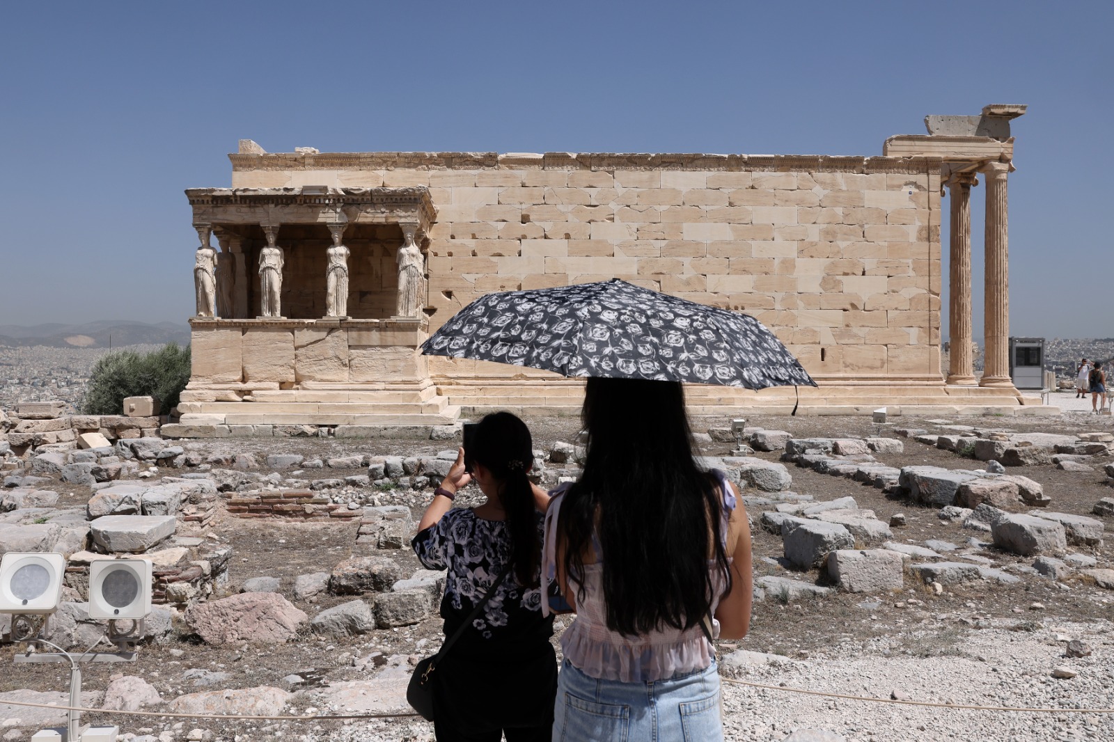 Atina’daki Akropolis Tapınağı aşırı sıcak hava nedeniyle ziyaretçilere kapatıldı