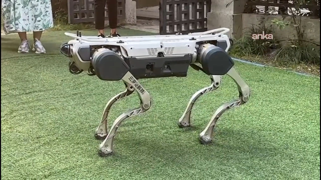Çin’de orman yangınlarına müdahale için dört ayaklı robot teknolojisi