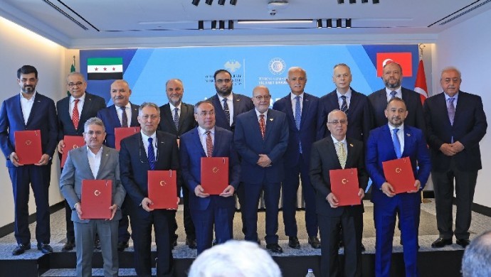 Türkiye-Suriye İş Konseyi kuruluyor: 9 mutabakat zaptı imzalandı