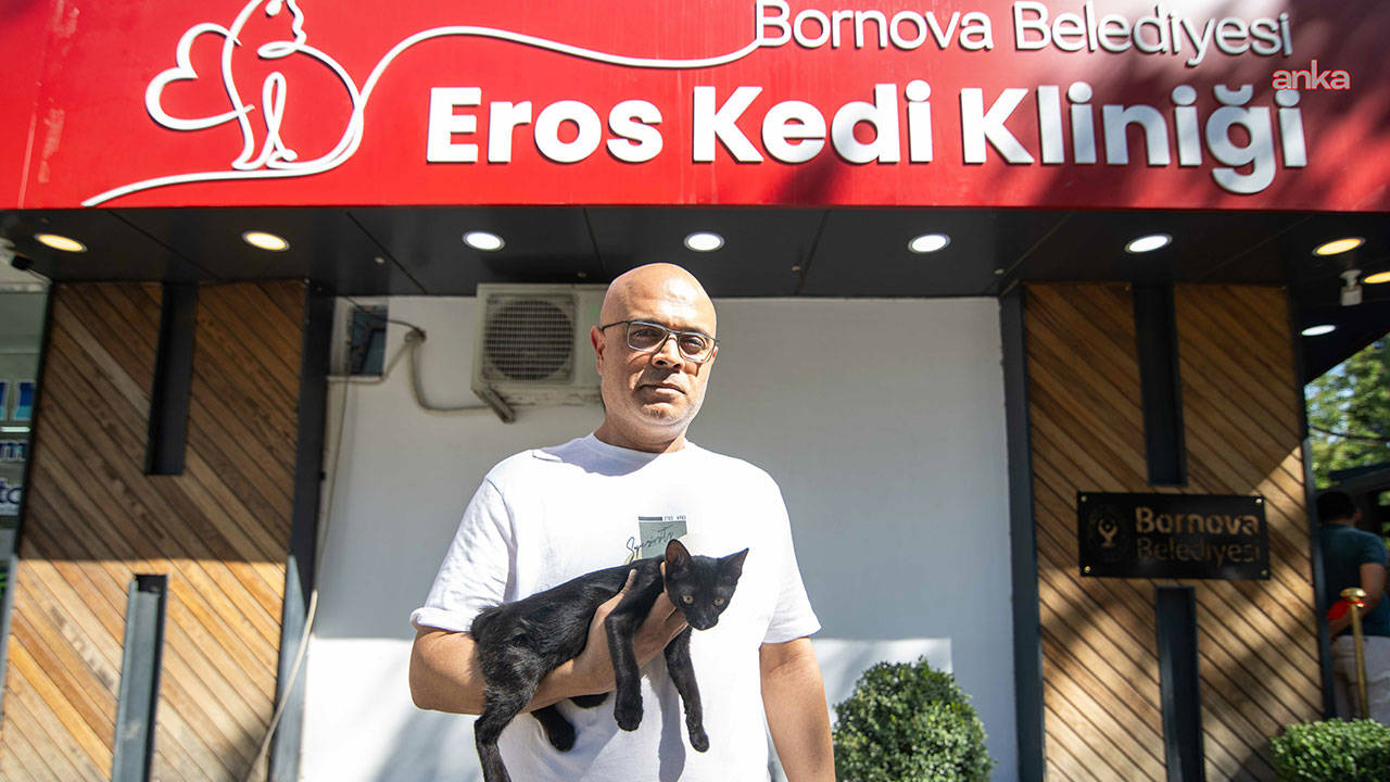 Bornova’da yeni kedi kliniği: ‘Eros’un adı adaletin ve sevginin simgesi olacak’