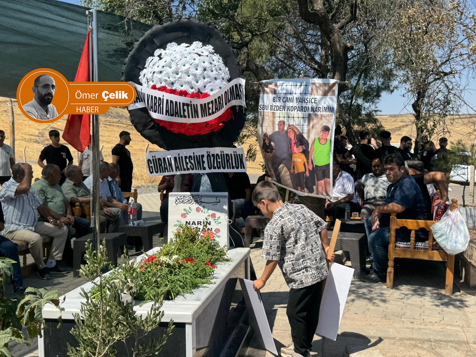 Narin’in katledilmesinin üzerinden bir yıl geçti: Mezarı başında anılıyor