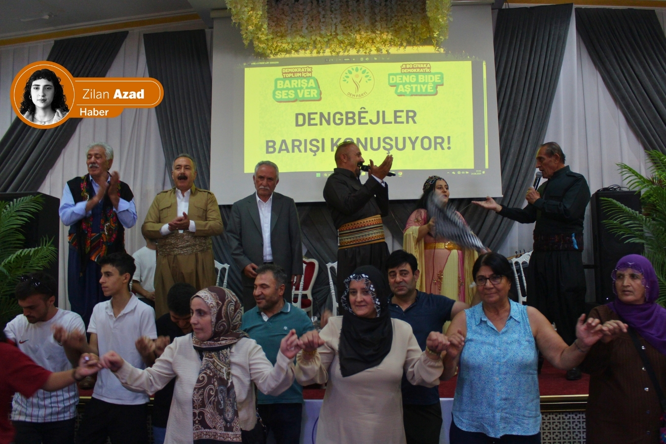 Dengbêjler klamlarını barış için seslendirdi