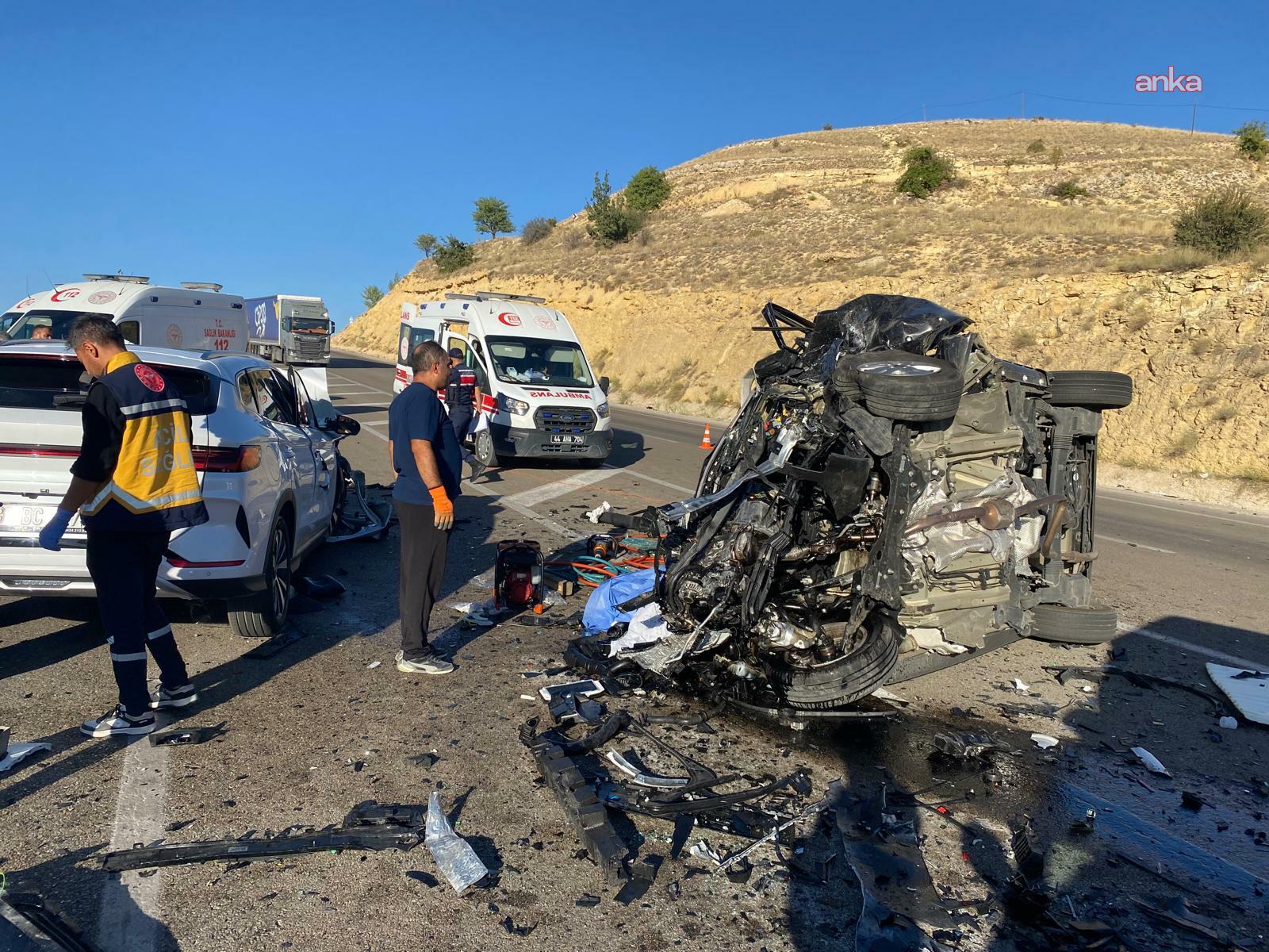 Malatya’da trafik kazası: 4 kişi hayatını kaybetti