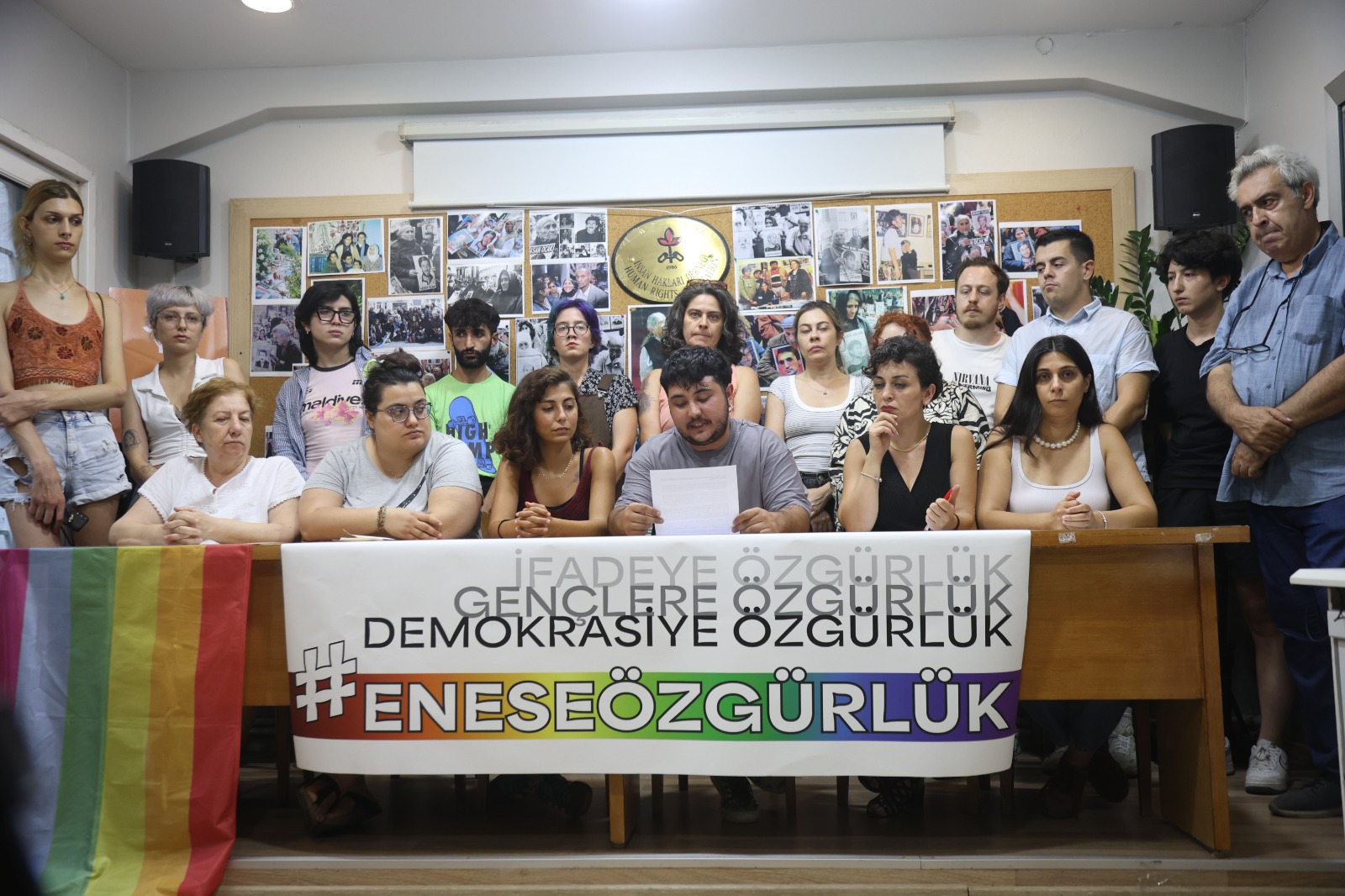 İHD’de Enes Hocaoğulları için ortak çağrı: İnsan hakları savunuculuğu suç değildir