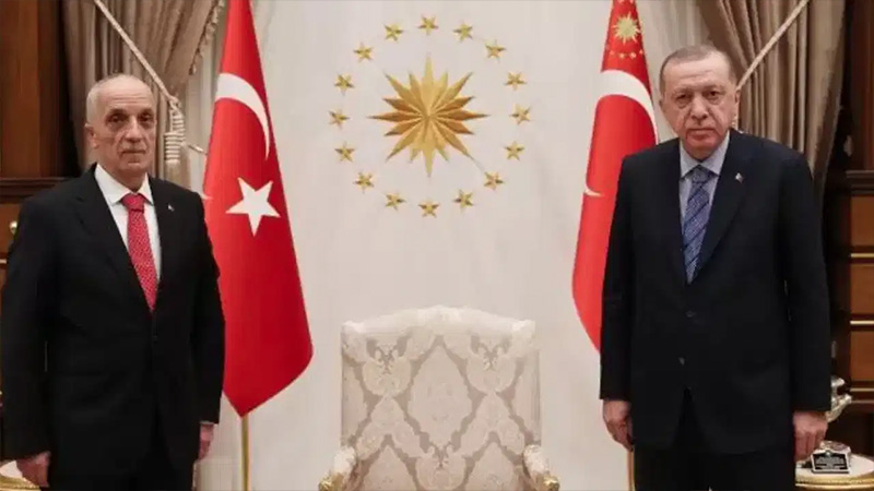 Türk-İş Genel Başkanı Ergün Atalay Cumhurbaşkanı Erdoğan ile görüştü: Üyelerimiz ne derse yola öyle devam edeceğiz