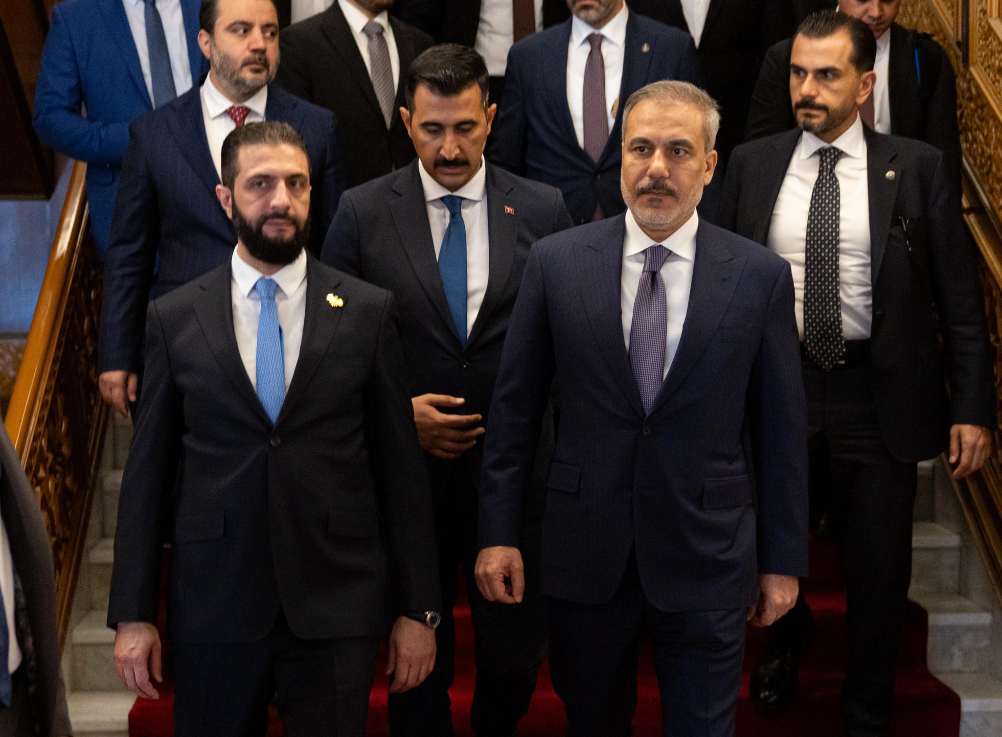 Hakan Fidan Suriye’de Ahmed Şara ile bir araya geldi