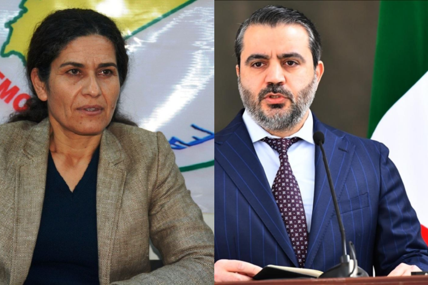 AFP: İlham Ahmed ile Esad Şeybani, adem-i merkeziyetçi bir sistem için uygun bir yöntem üzerine görüştü