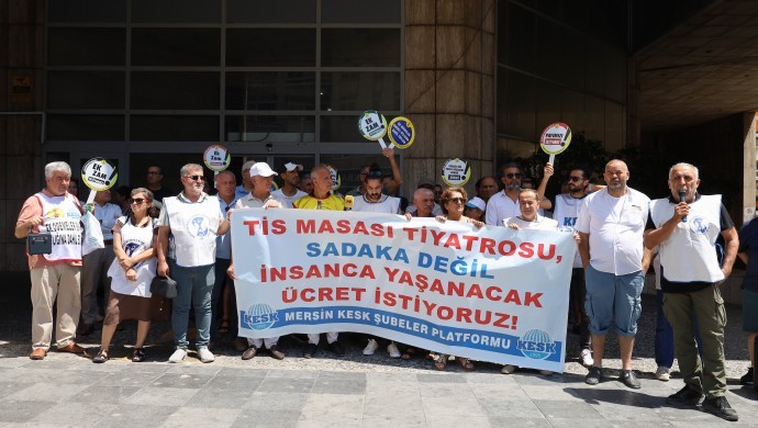 KESK’ten toplu sözleşme zammına karşı birçok kentte protesto