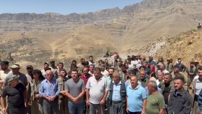 Uludere’de maden arama protestosu: Bu doğayı sermayeye teslim etmeyeceğiz