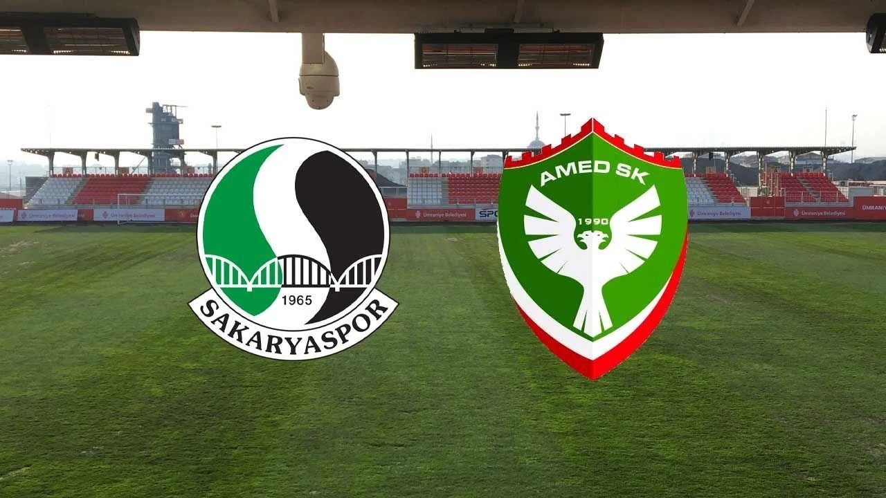 Sakaryaspor – Amedspor maçında skor 1-1