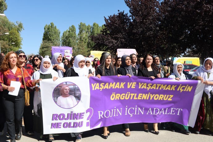 Van’da kadınlar Rojin Kabaiş için yürüdü: ‘Münferit bir olay değil’
