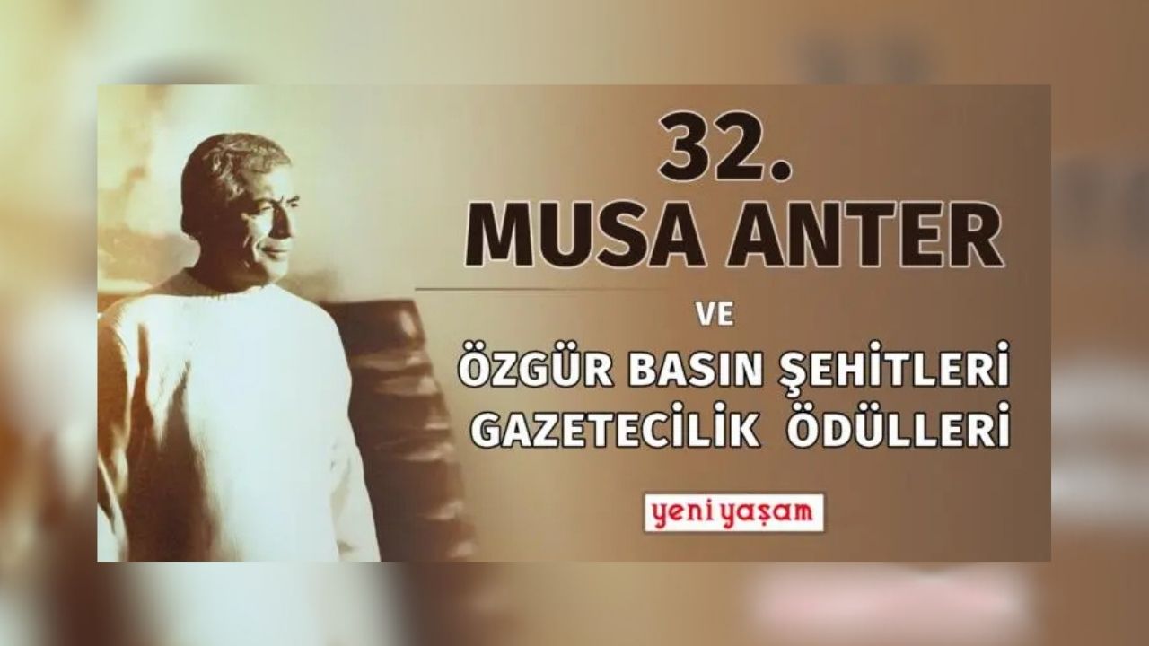 Musa Anter ve Özgür Basın Şehitleri Gazetecilik Ödülleri açıklandı