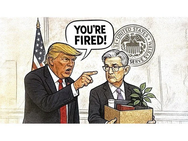 Trump FED Başkanı’nı karikatürle kovdu