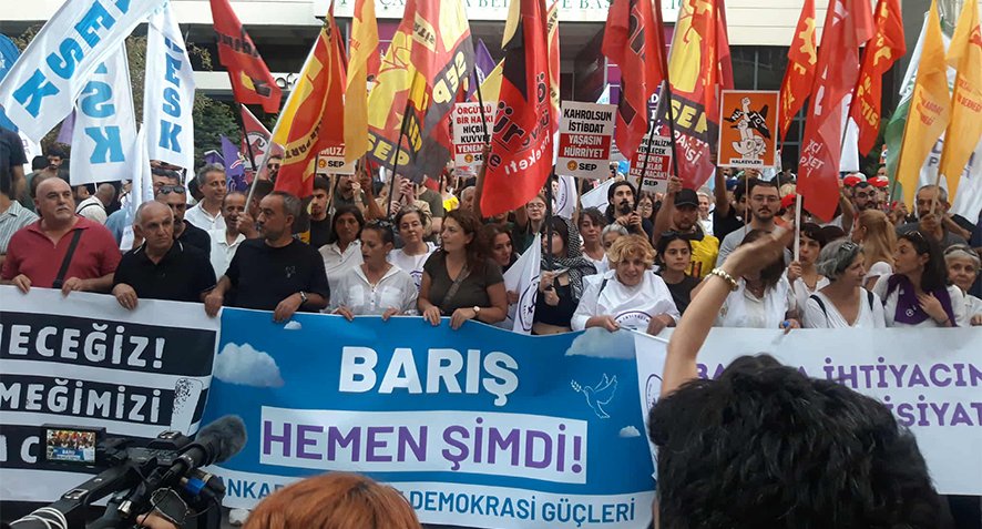Ankara’da 1 Eylül Dünya Barış Günü: Türkiye’nin barışı Kürt halkıyla barışmaktan geçer