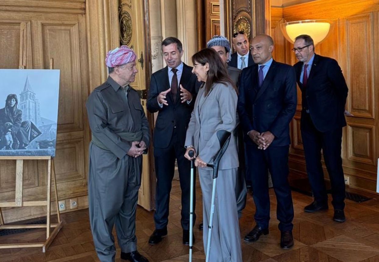 Mesud Barzani Paris’te: Peşmerge Caddesi açılıyor