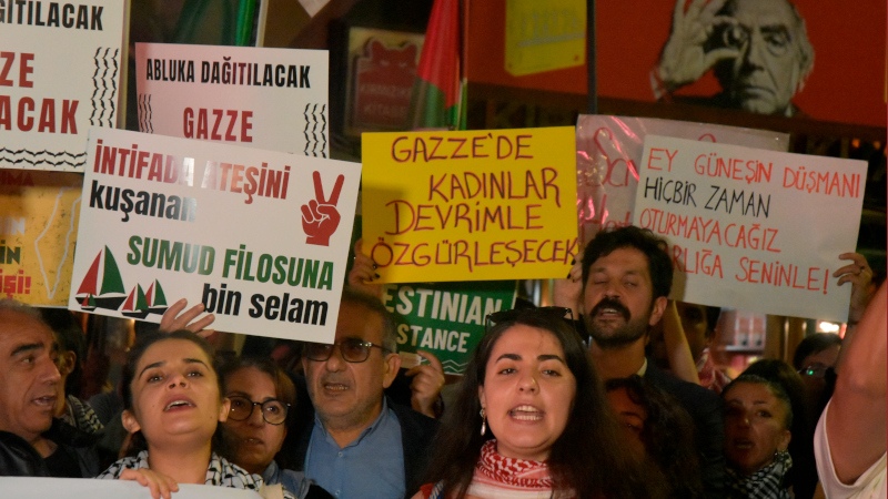 Filistin Eylem Komitesi, Sumud Filosu için Tünel’deydi