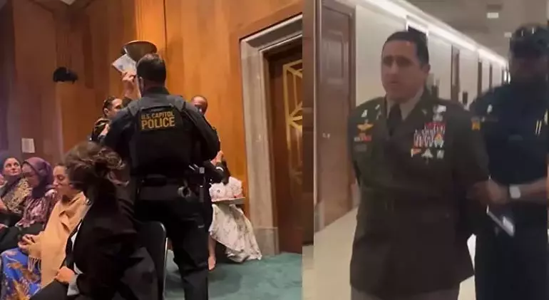 ABD Senatosu’nda Gazze protestosu: İki ABD askeri ülkelerini Gazze’de ölümlere ortak olmakla suçladı