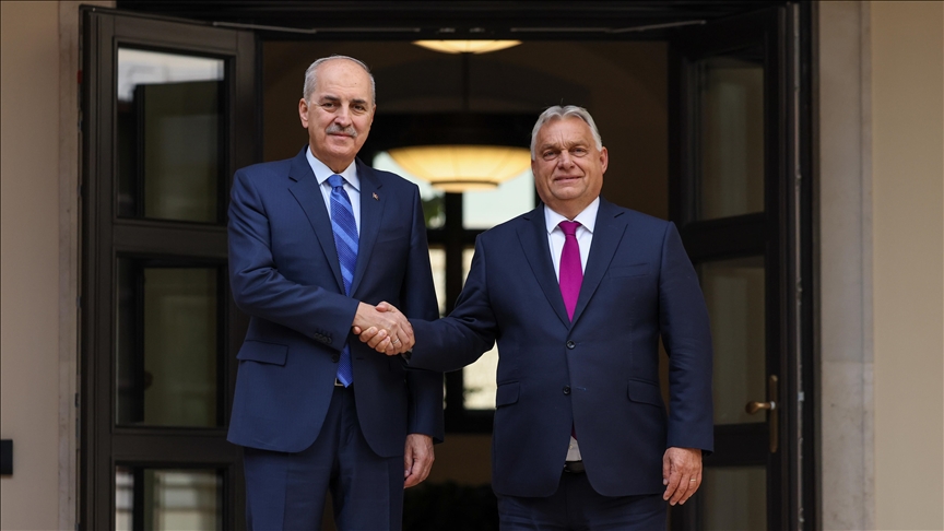 Meclis Başkanı Kurtulmuş, Macaristan Başbakanı Orban ile görüştü