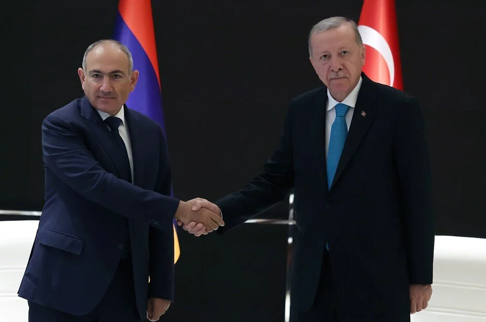 Cumhurbaşkanı Erdoğan Çin’de Aliyev ve Paşinyan ile bir araya geldi