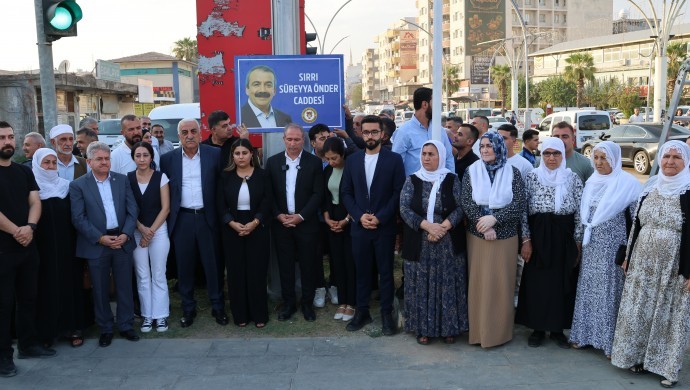 Cizre’de bir caddeye Sırrı Süreyya Önder ismi verildi
