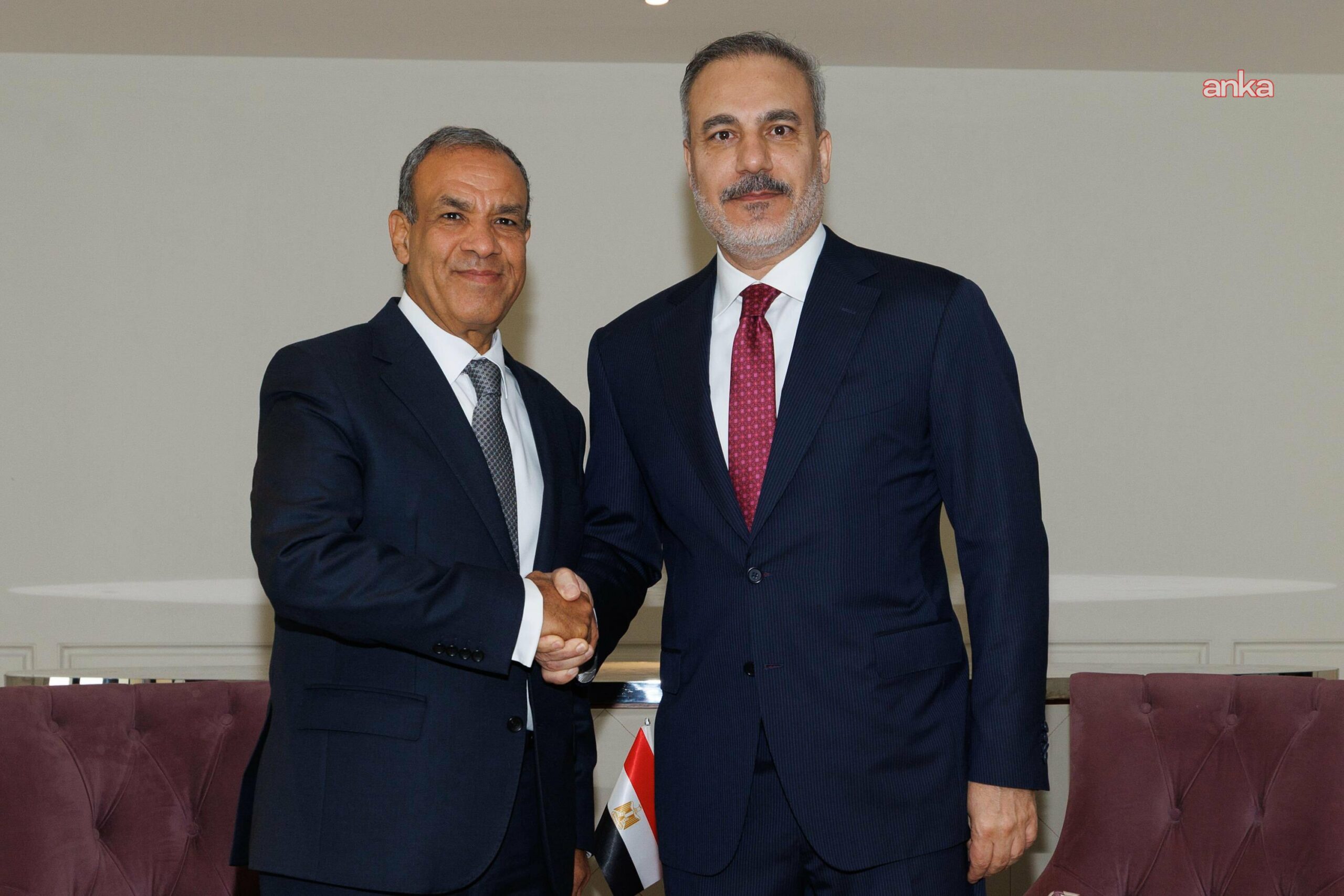 Hakan Fidan Mısırlı mevkidaşı ile görüştü