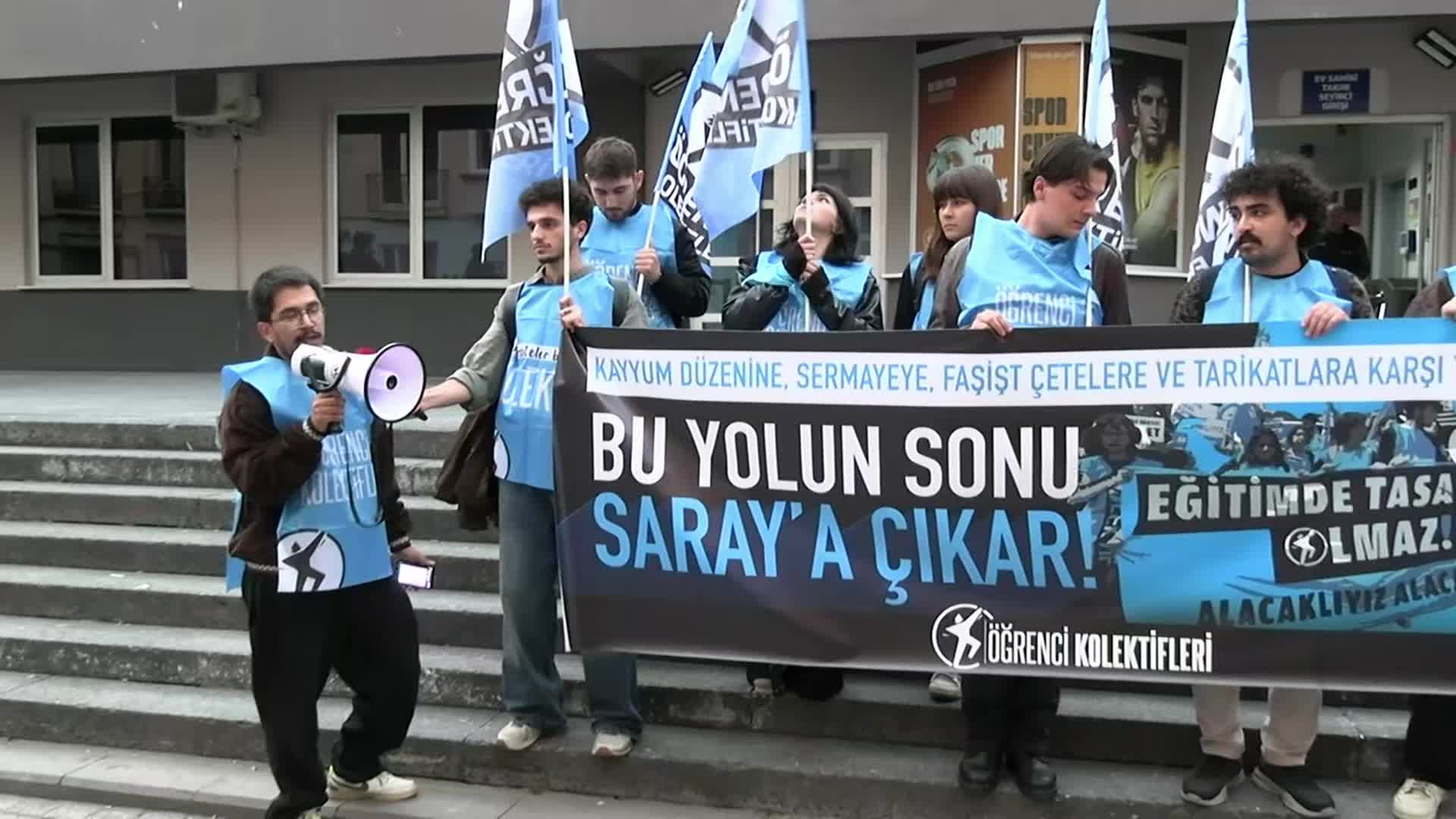 Öğrenci Kolektifleri’nin KYK bursları protestosunda 9 gözaltı