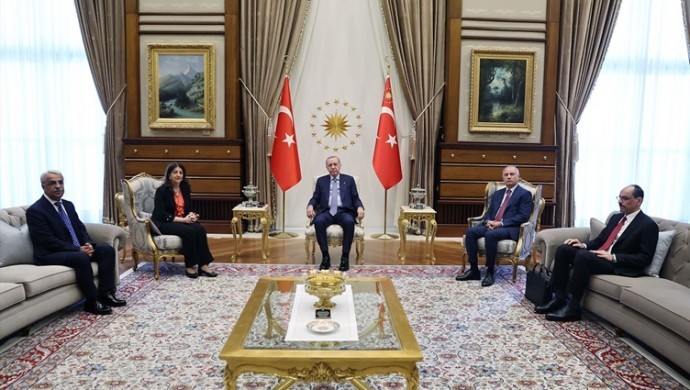 Cumhurbaşkanı Erdoğan ve İmralı Heyeti görüşmesi başladı