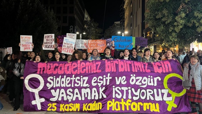 25 Kasım’da gözaltına alınan168 kadına dava açıldı