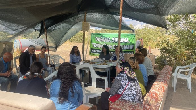 Dersim’de madene karşı çadır nöbeti 103’üncü gününde: Doğa ana kutsaldır