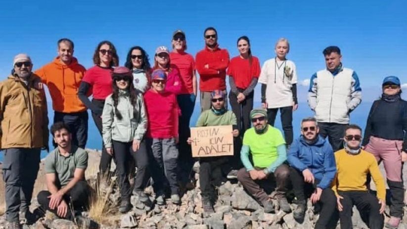 Van’da dağcılar Rojin Kabaiş için tırmandı