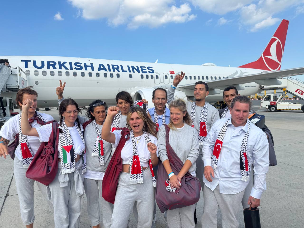 Özgürlük Filosu aktivistleri İstanbul’a ulaştı