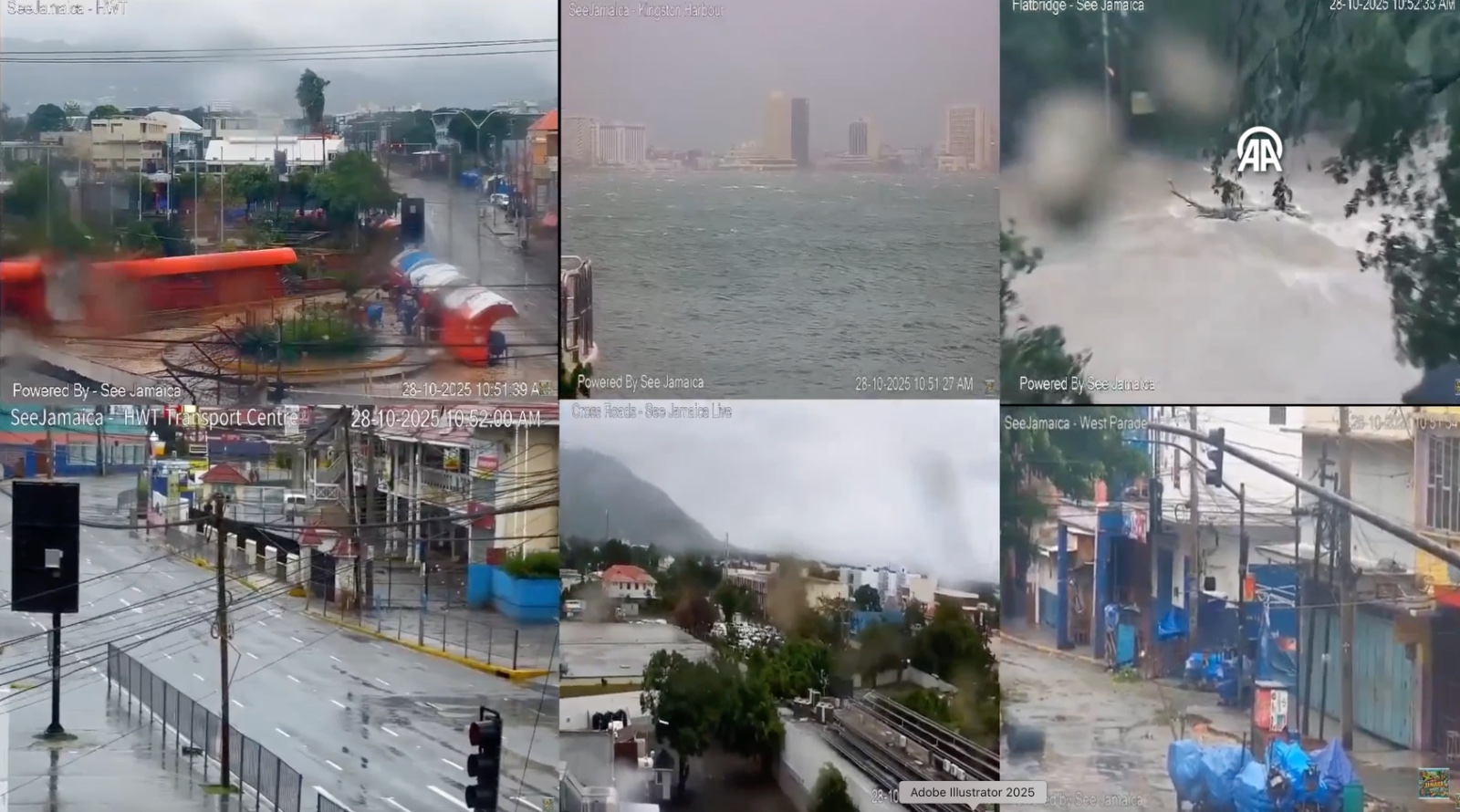 Jamaika’yı vuran Melissa Kasırgası Karayipler’de etkisini sürdürüyor