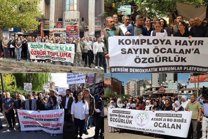 9 Ekim protestoları: Kimse barıştan korkmasın