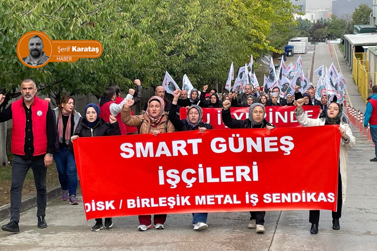Gebze’de Smart Solar işçileri düşük zamma karşı greve çıktı